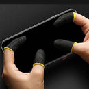 Black Cotton Thumb Sleeves for Gaming & Mobile Use