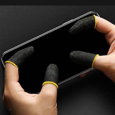 Black Cotton Thumb Sleeves for Gaming & Mobile Use