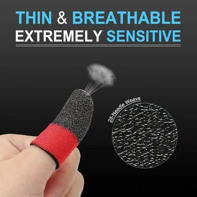Gaming Finger Sleeves for PUBG Free Fire Anti Sweat Thumb Gloves Pack of