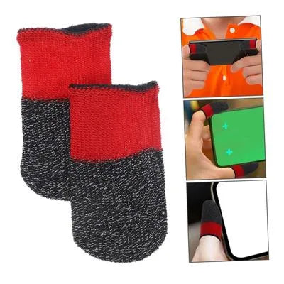 Gaming Finger Sleeves for PUBG Free Fire Anti Sweat Thumb Gloves Pack of