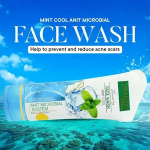 CHANDO Naturals Foaming Face Wash Mint Cool – Anti-Microbial Daily Cleanser for Oily & Acne-Prone Skin (100ml)