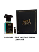 Azure Veil Unisex Perfume 50ML Long Lasting Black Gold Bottle