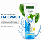 CHANDO Naturals Foaming Face Wash Mint Cool – Anti-Microbial Daily Cleanser for Oily & Acne-Prone Skin (100ml)