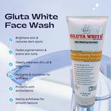 Gluta White Skin Whitening Face Wash | 7-in-1 Brightening & Anti-Aging Formula